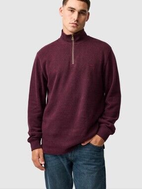 NWT Rodd & Gunn Alton Ave Quarter Zip Sweatshirt Long Sleeve